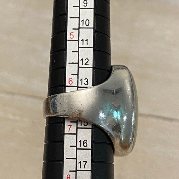 Gorgeous Vintage mother of pearl ring - Picture 9 of 13